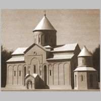 Ani, Cathedral, model by Toros Toramanian (Wikipedia).png